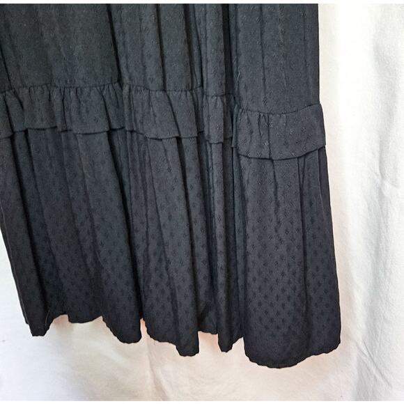 Paige Paradis Small Black Maxi Dress with Tiered Ruffles - Picture 3 of 7